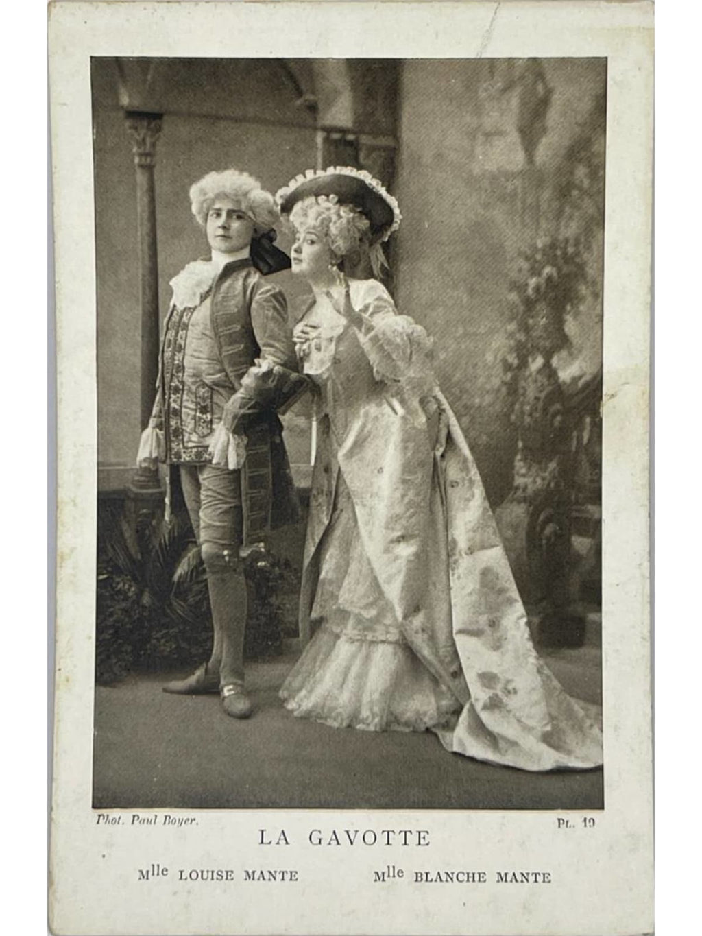 Recto de la carte postale