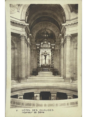 Paris – Hôtel des Invalides, intérieur du Dôme – CPA n° 2