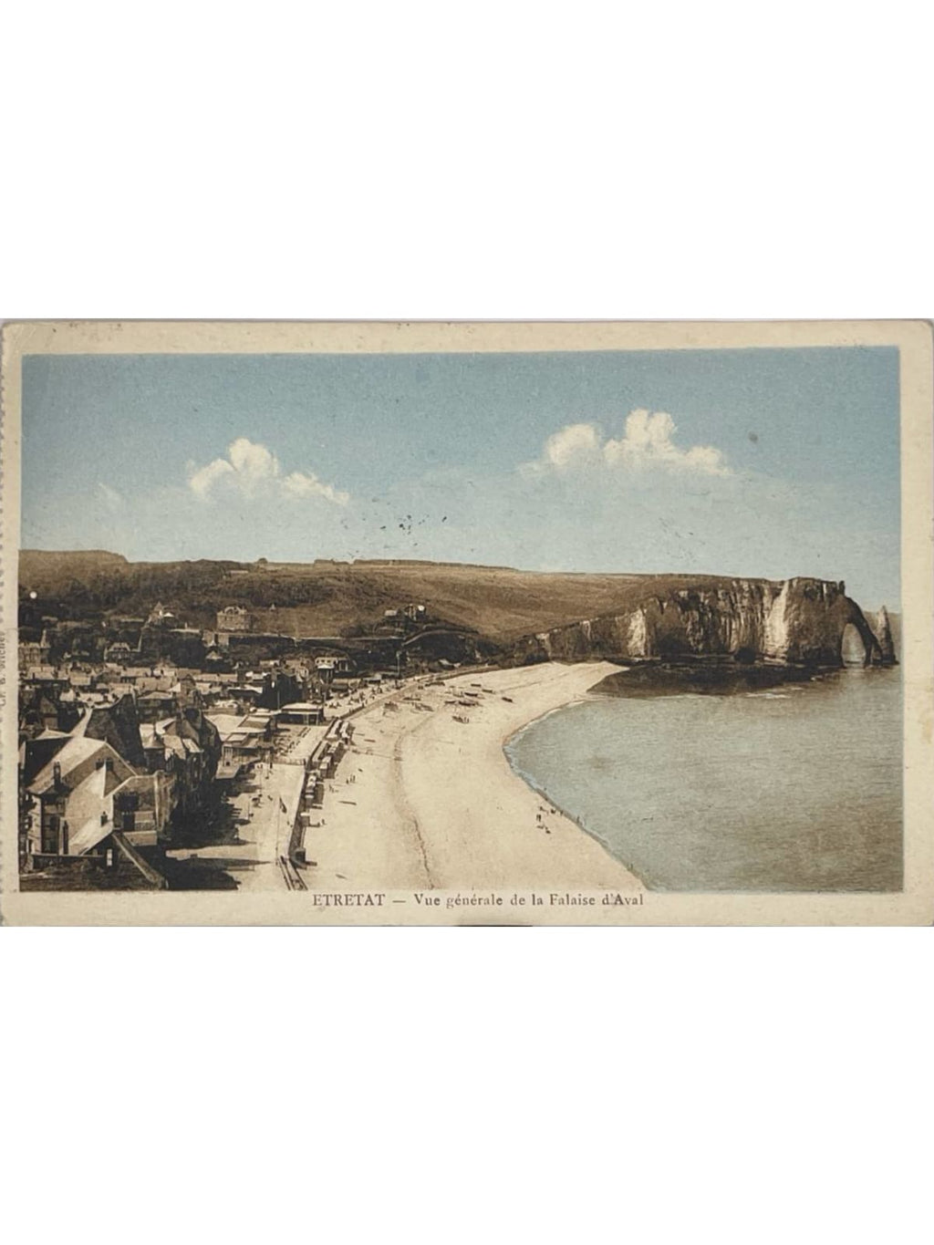 Recto de la carte postale