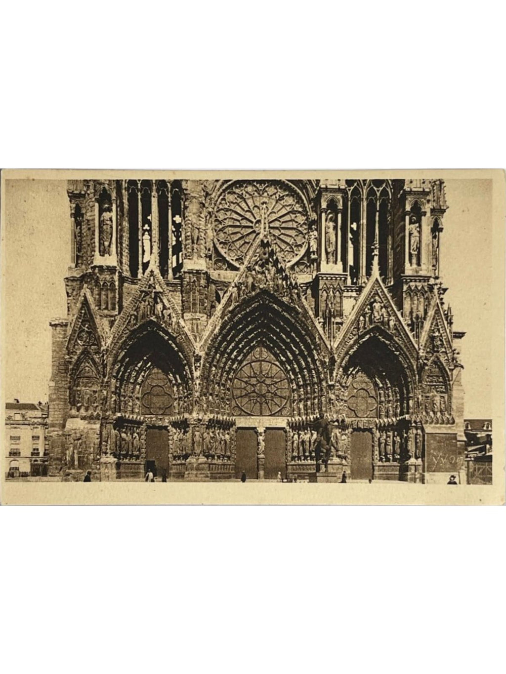 Recto de la carte postale