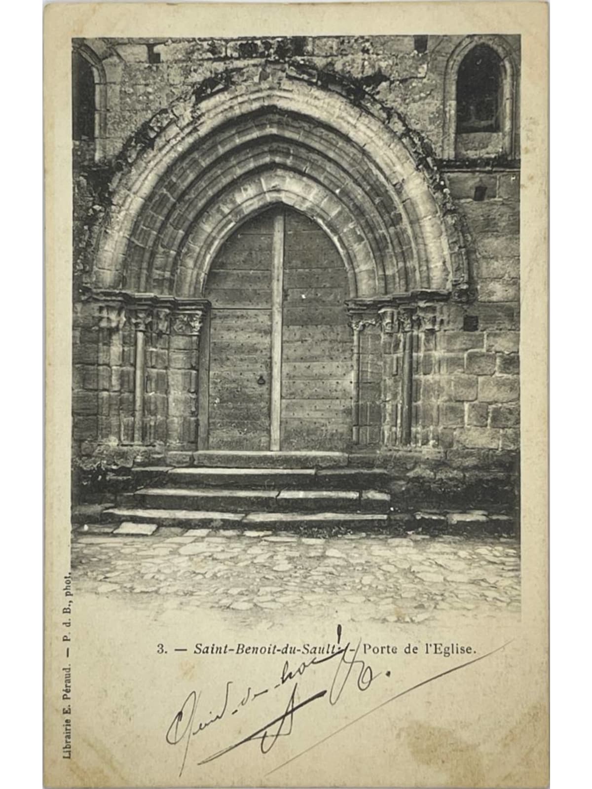 Recto de la carte postale