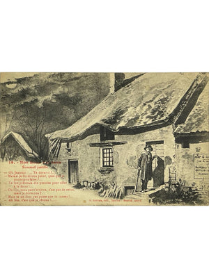 Carte postale – Nos bons Morvandiaux – Sommeil justifié – G. Gervais n° 19
