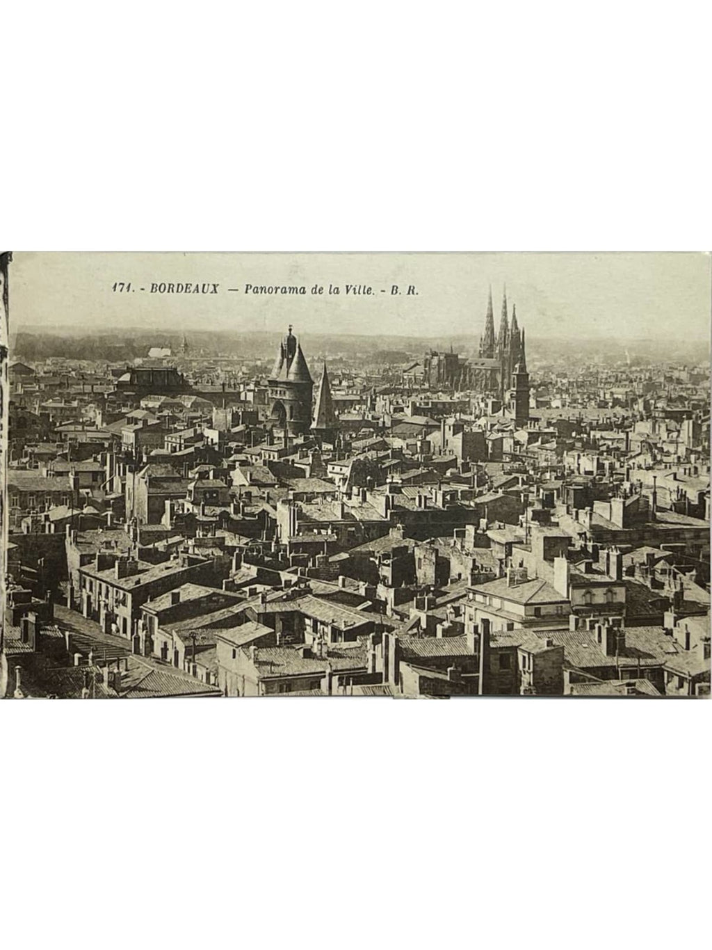 Recto de la carte postale