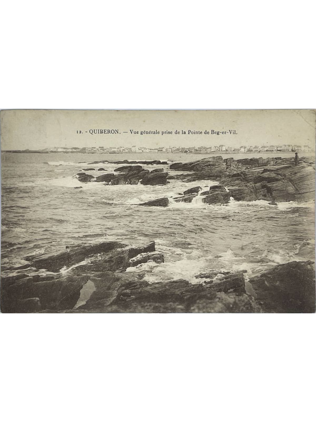 Recto de la carte postale