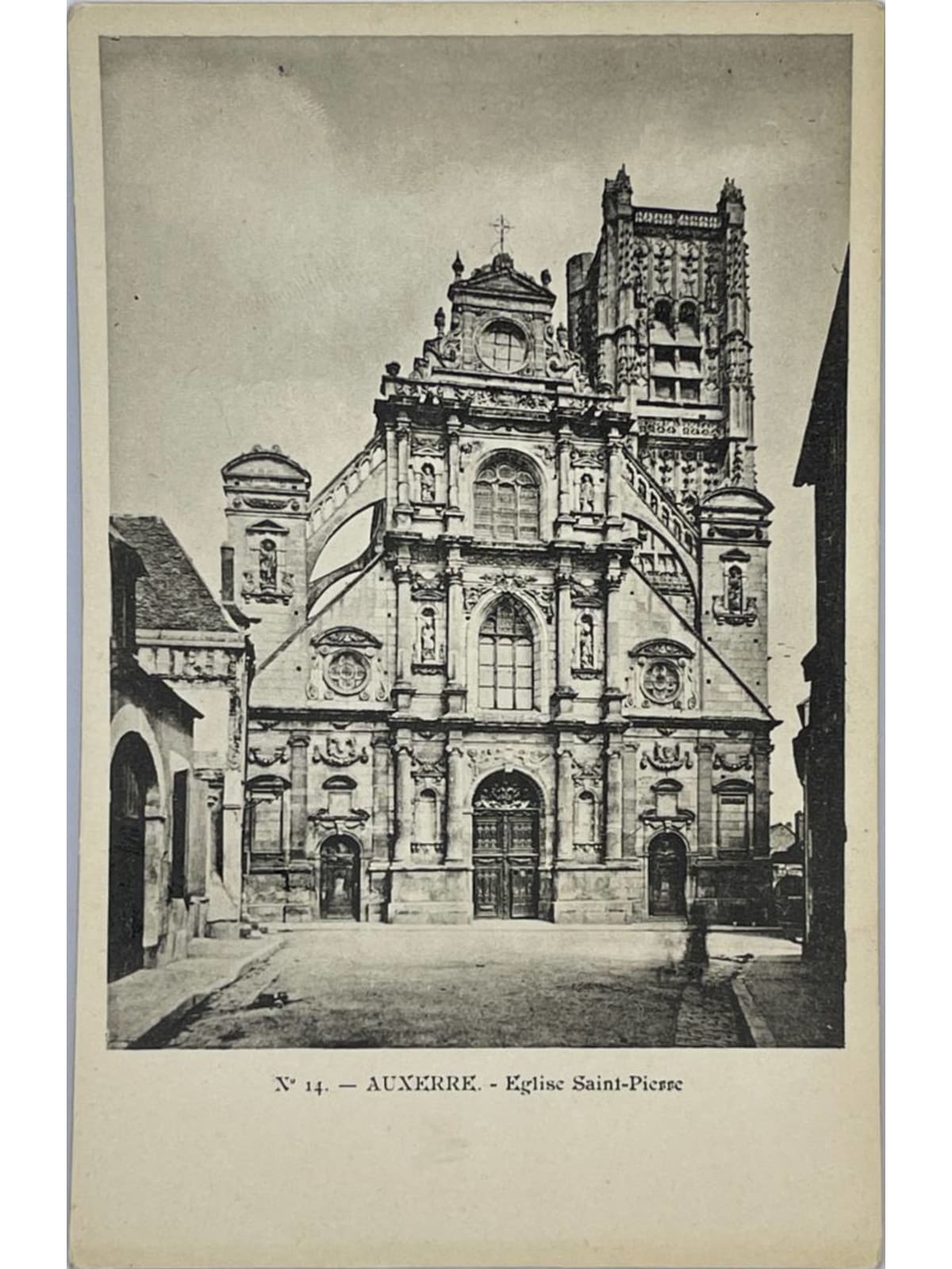Recto de la carte postale