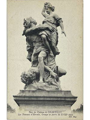 Chantilly – Parc du Château, Les Travaux d'Hercule – CPA ND Phot. n°110