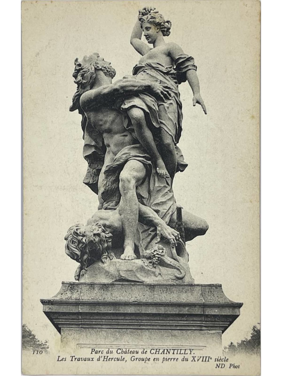 Recto de la carte postale