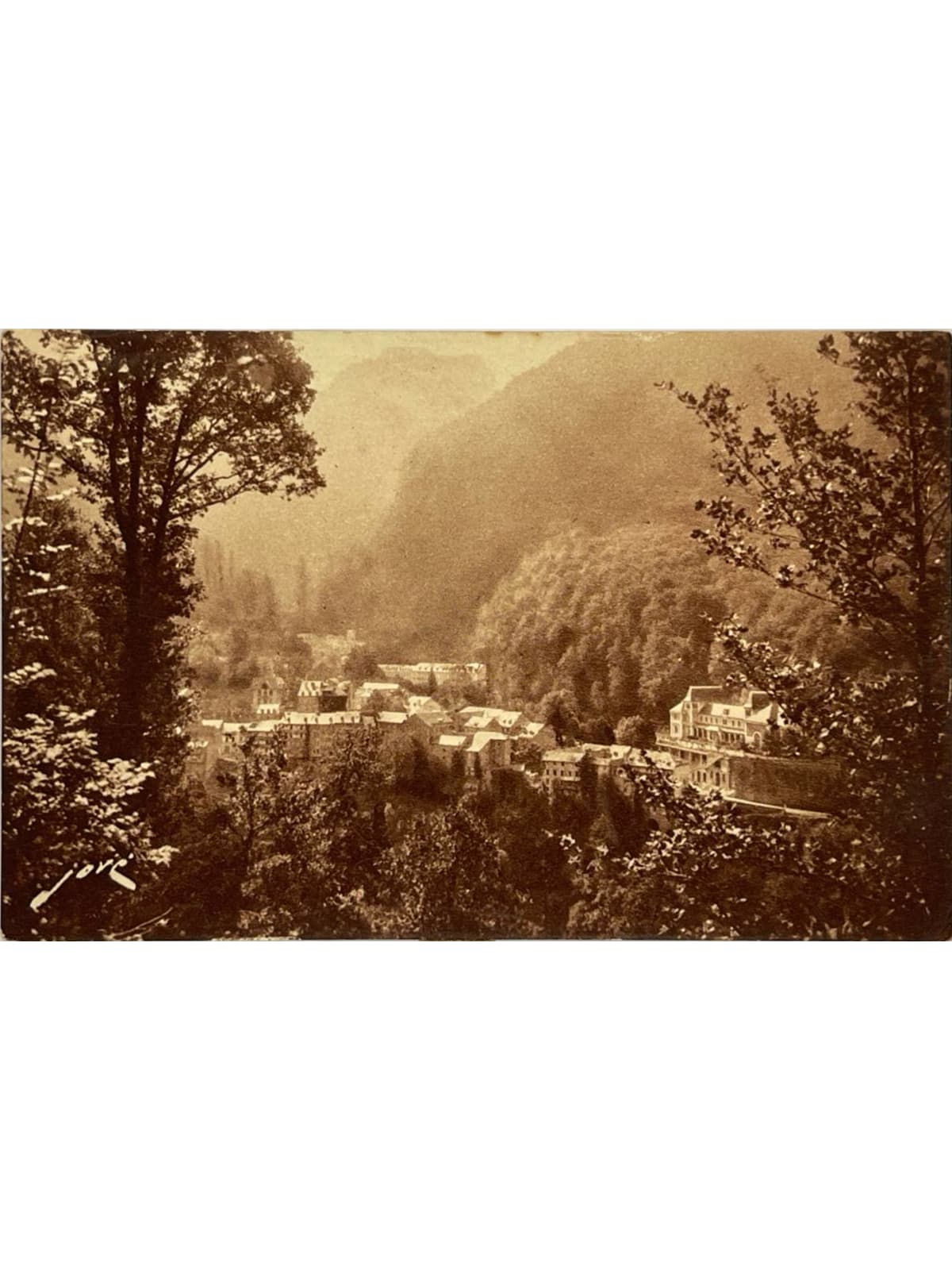 Recto de la carte postale