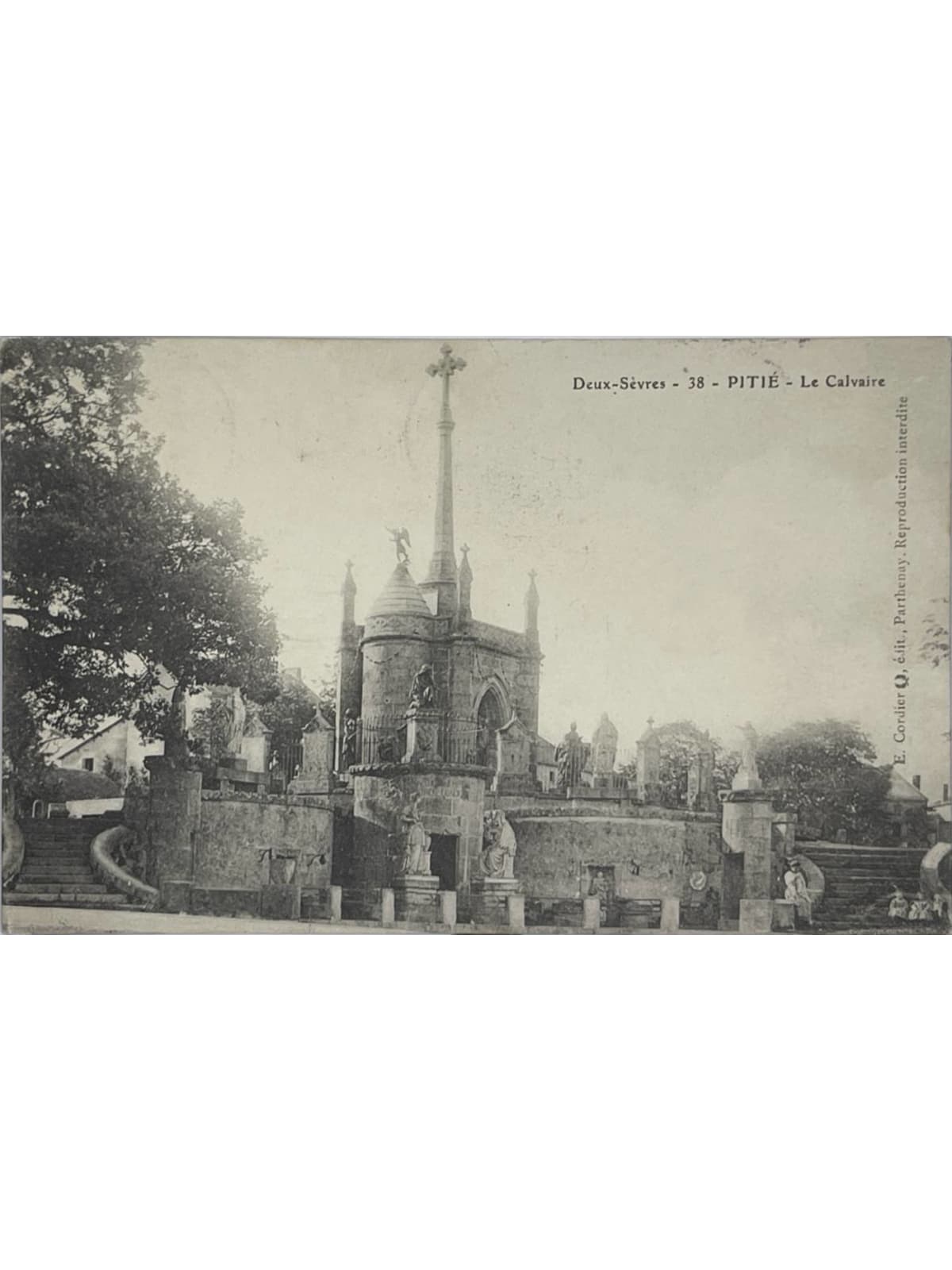 Recto de la carte postale