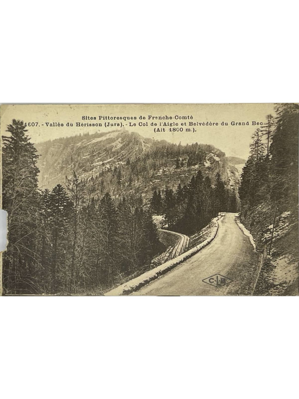 Recto de la carte postale