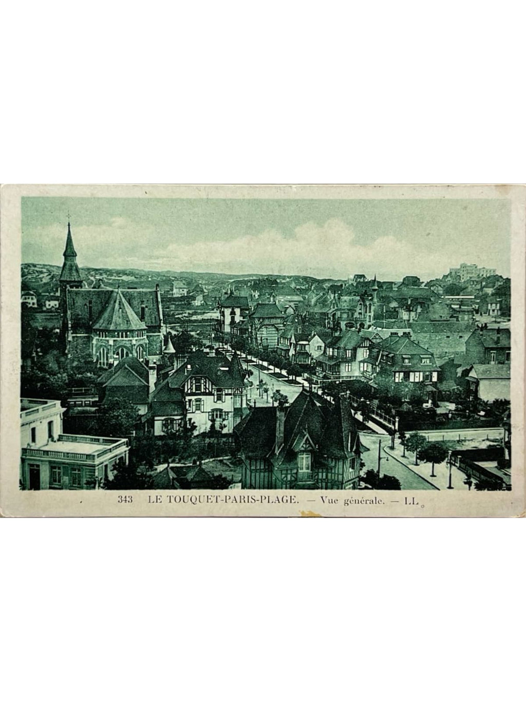 Recto de la carte postale