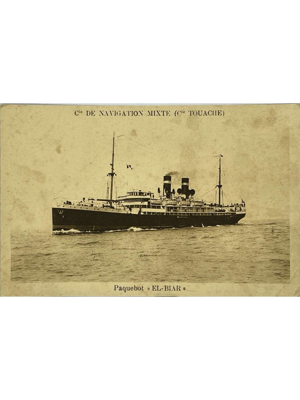 Recto de la carte postale