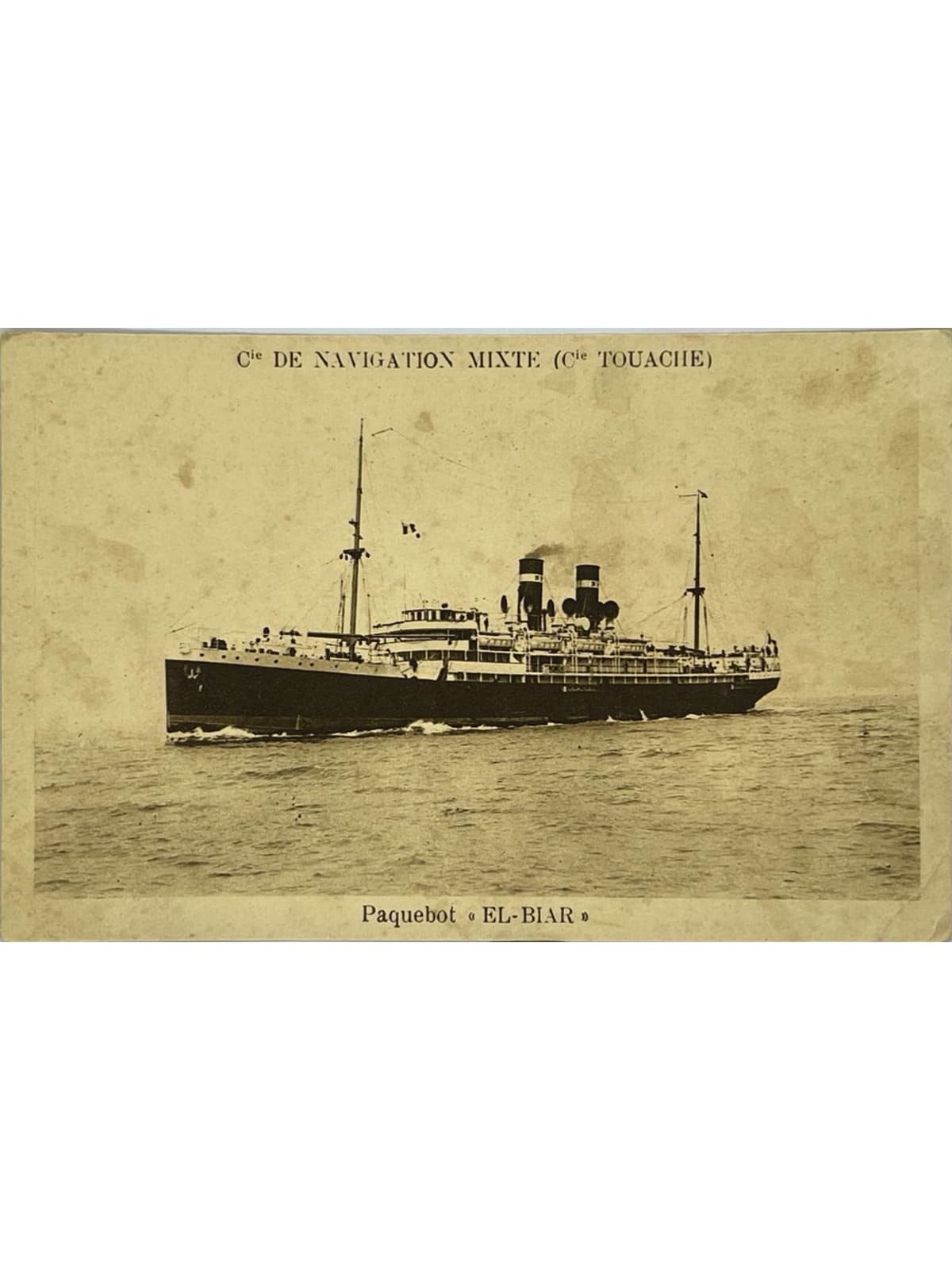 Recto de la carte postale