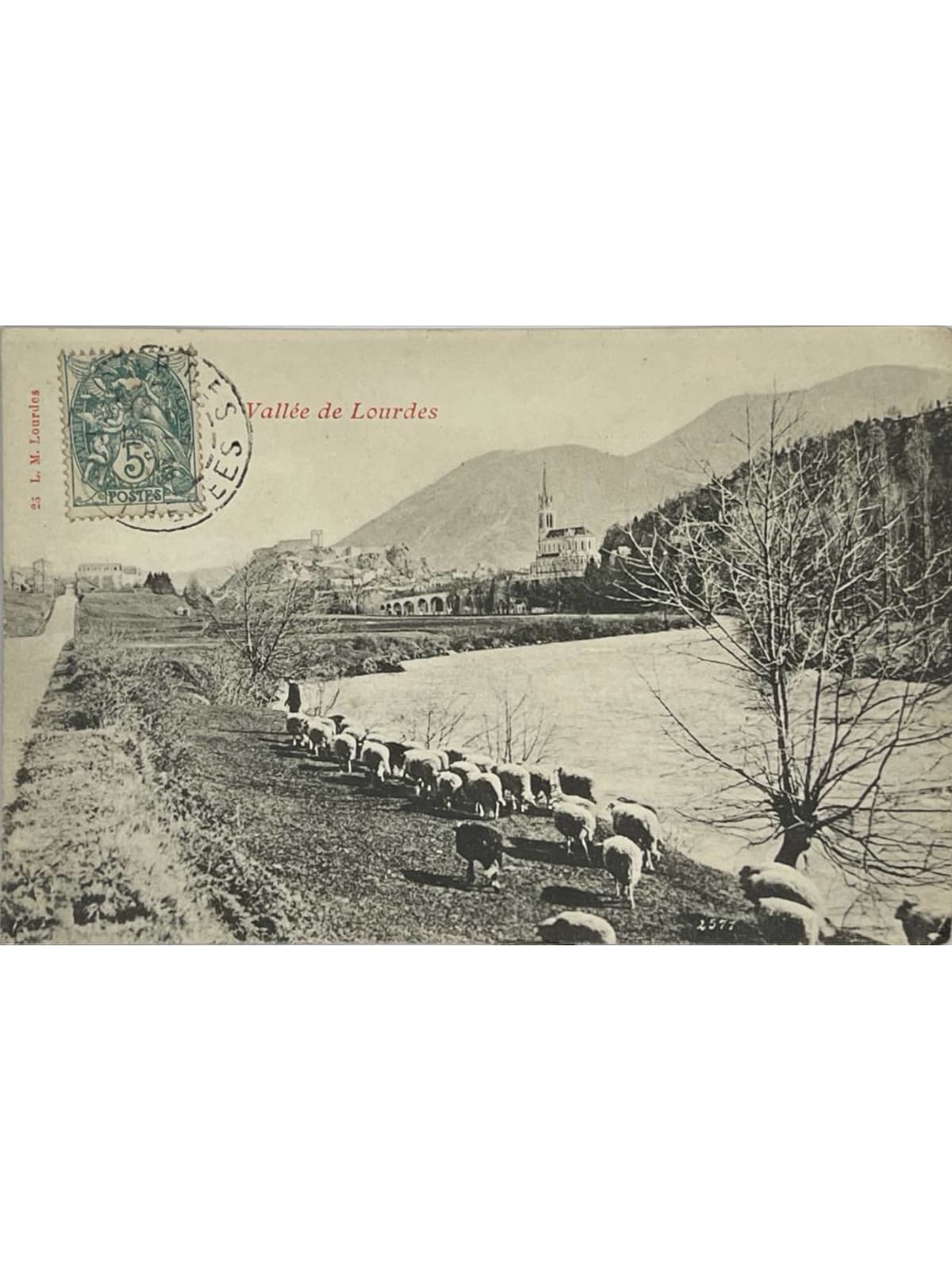 Recto de la carte postale