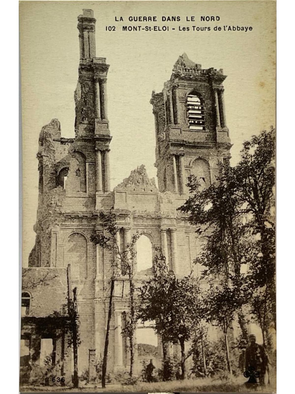 Recto de la carte postale