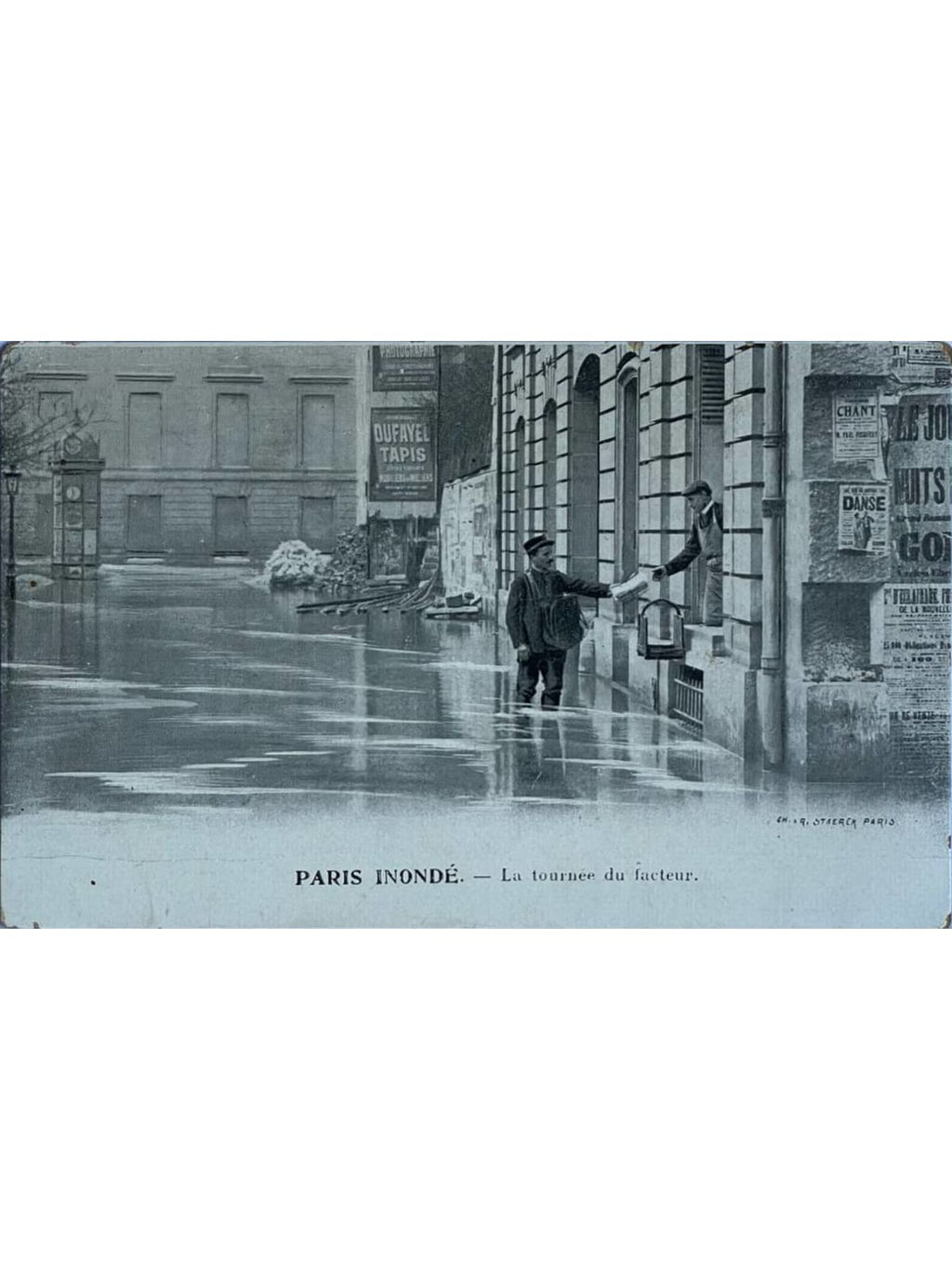Recto de la carte postale