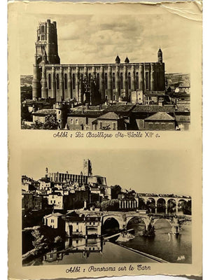 Carte postale – Albi – Cathédrale Sainte-Cécile et panorama sur le Tarn – APA-POUX n° 457
