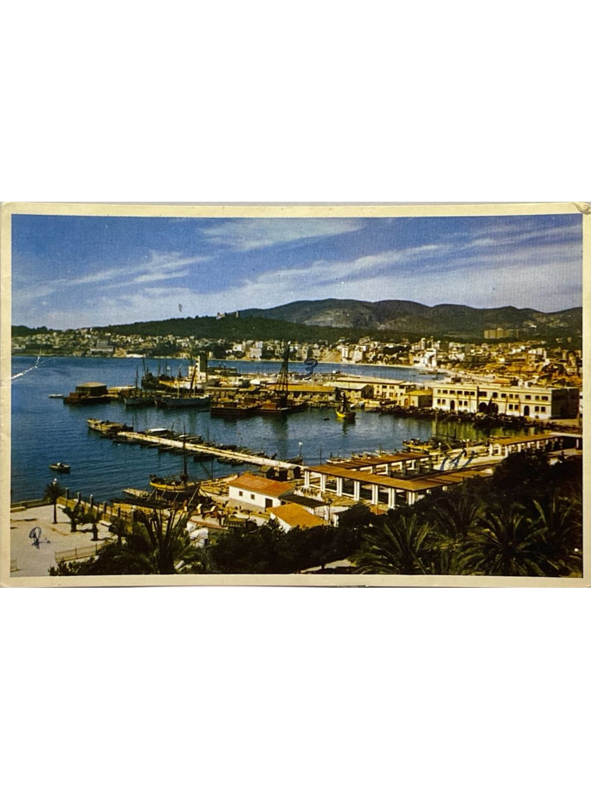Recto de la carte postale