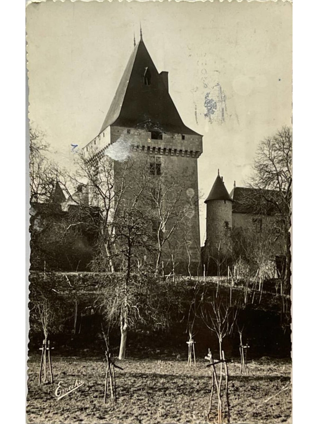 Recto de la carte postale