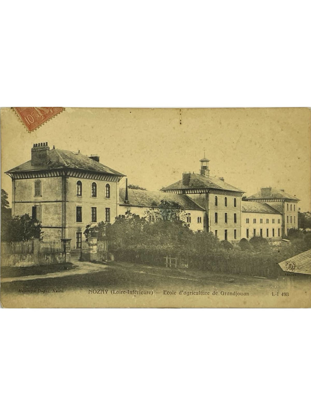 Recto de la carte postale