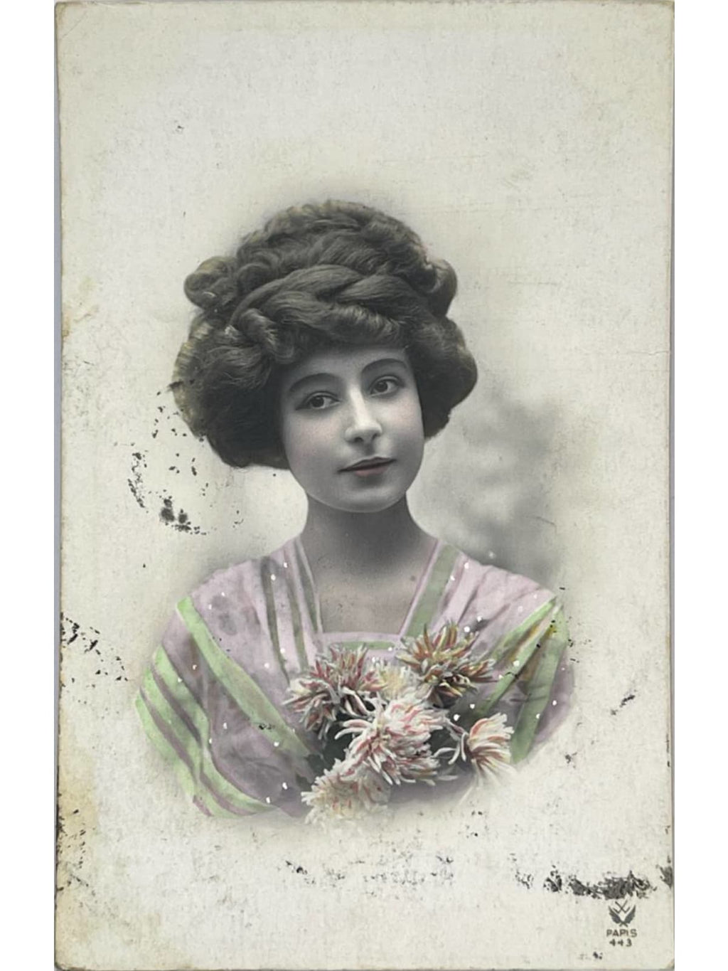 Recto de la carte postale