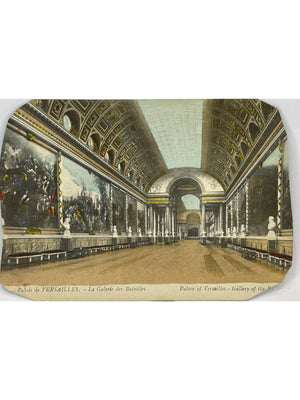 Versailles – Château, galerie des Batailles – CPA colorisée