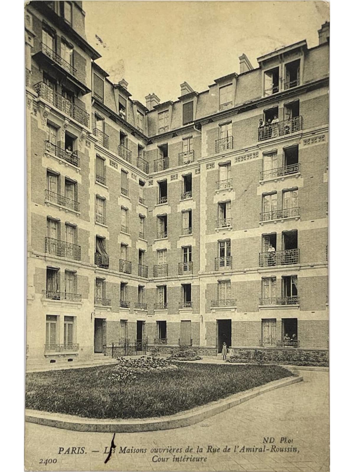 Recto de la carte postale
