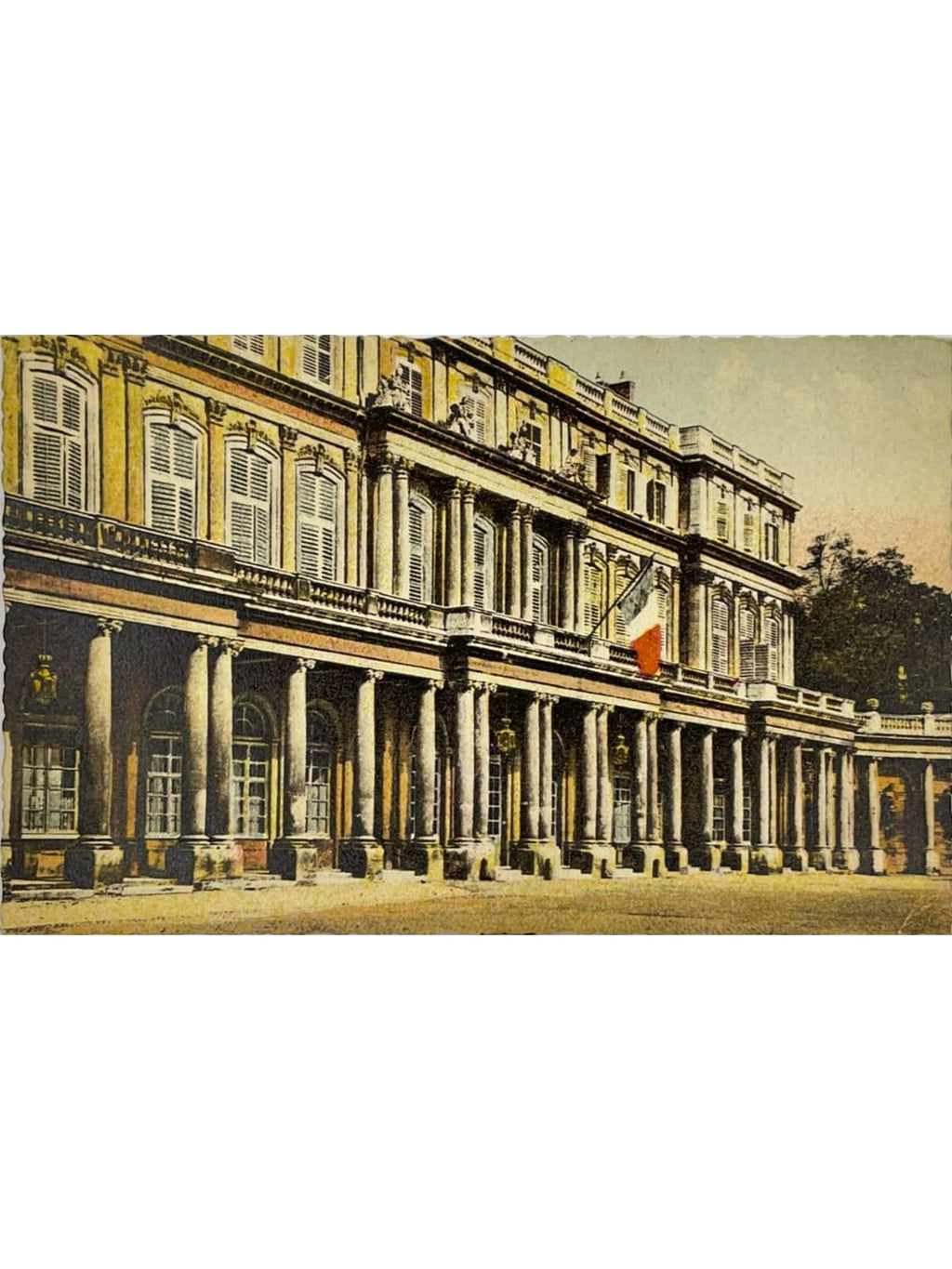 Recto de la carte postale