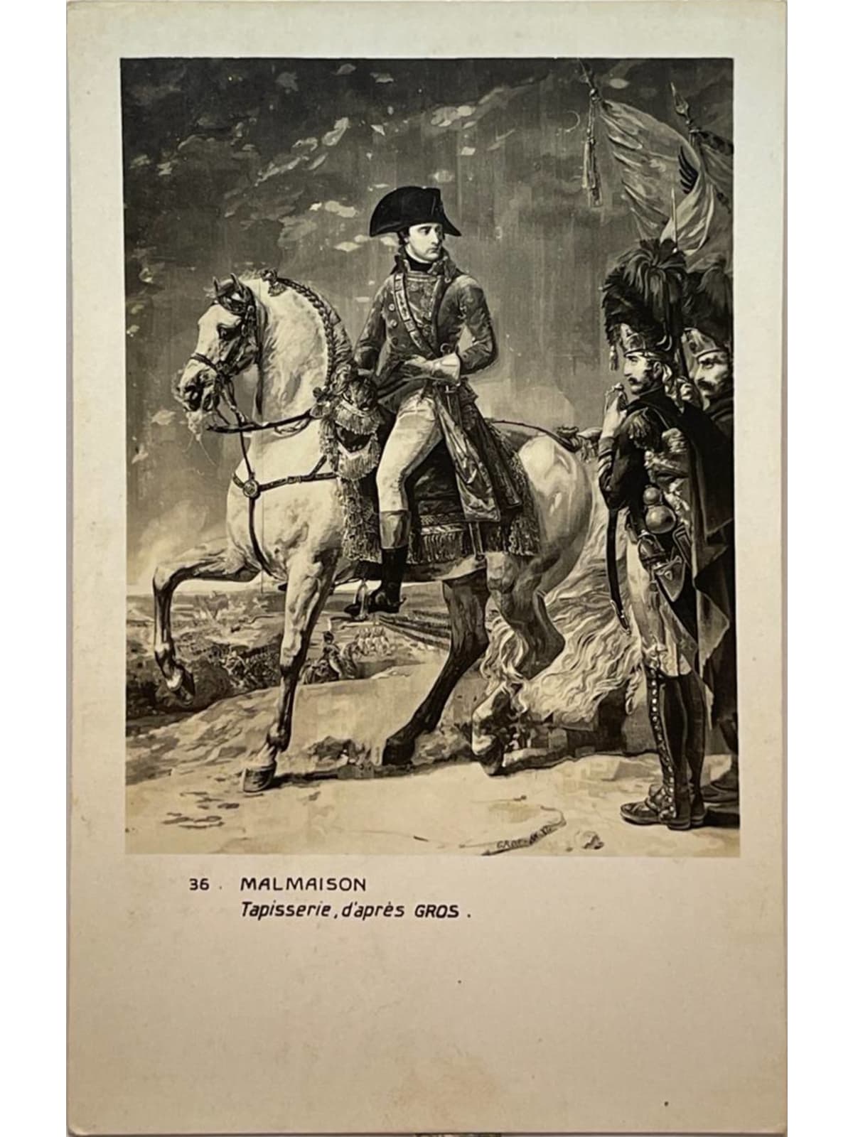 Recto de la carte postale