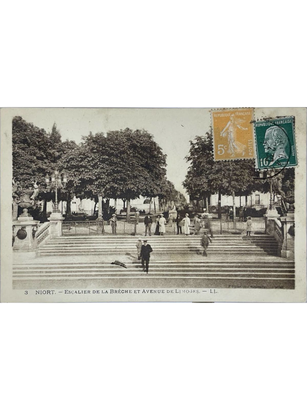 Recto de la carte postale
