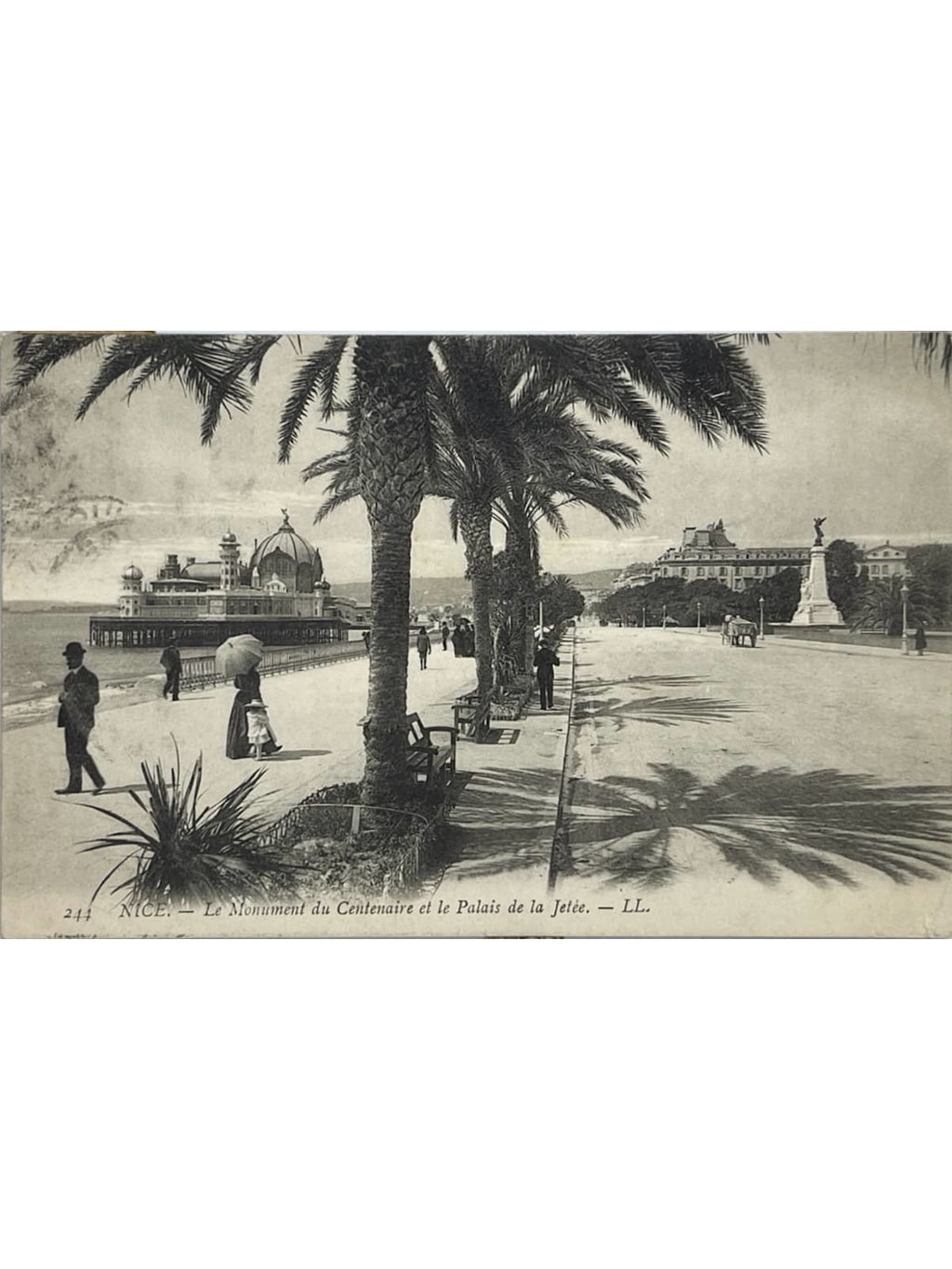 Recto de la carte postale