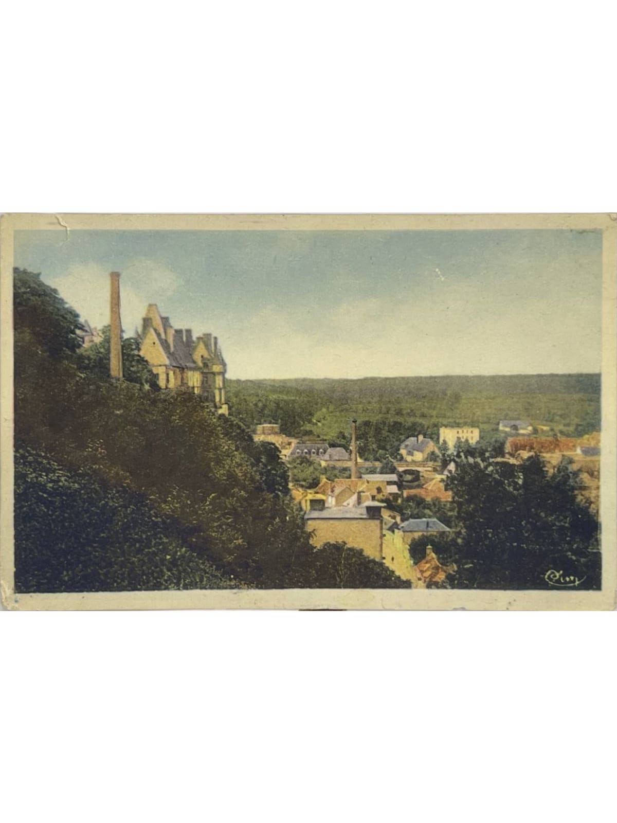 Recto de la carte postale