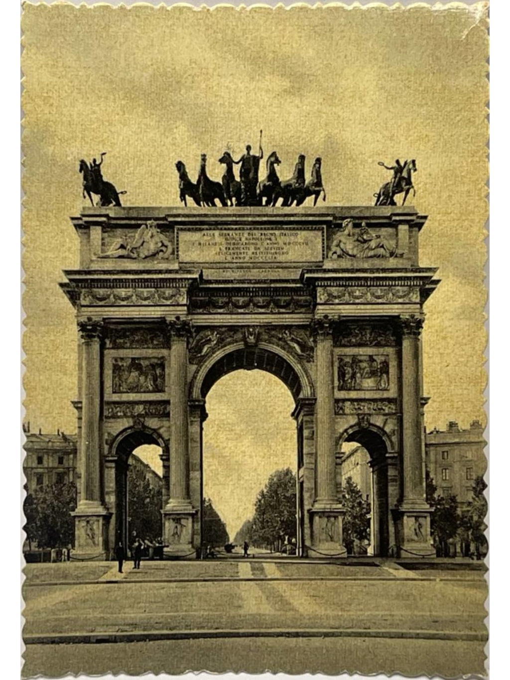 Recto de la carte postale