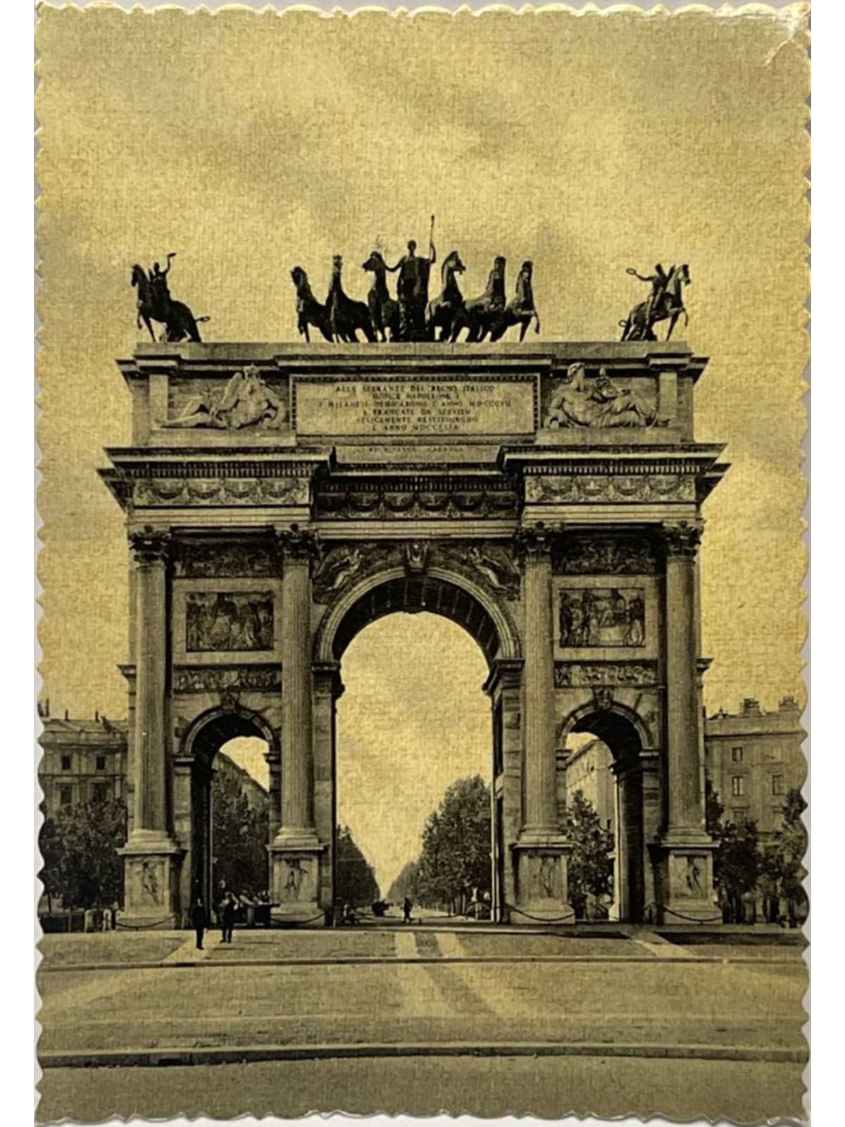 Recto de la carte postale