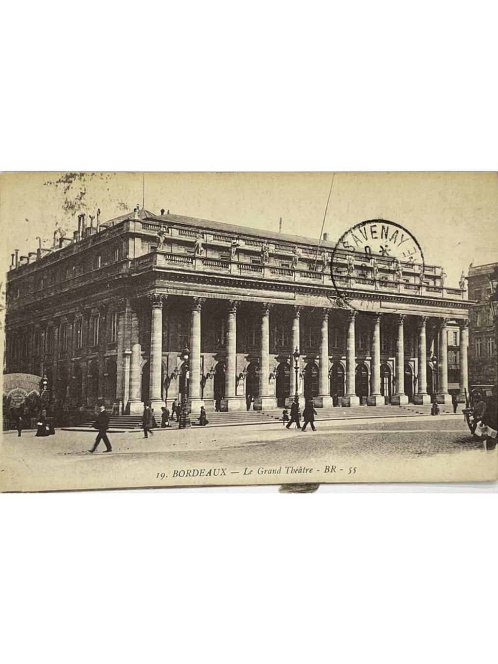 Recto de la carte postale