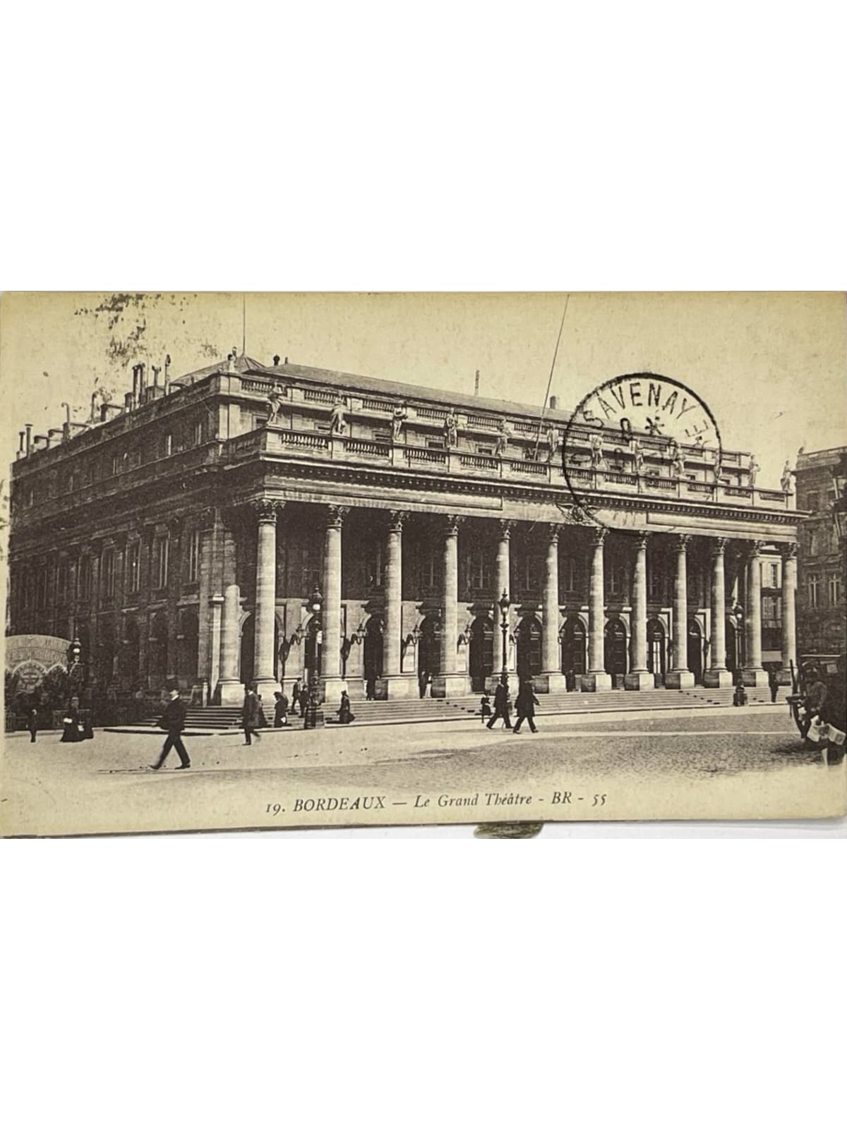 Recto de la carte postale