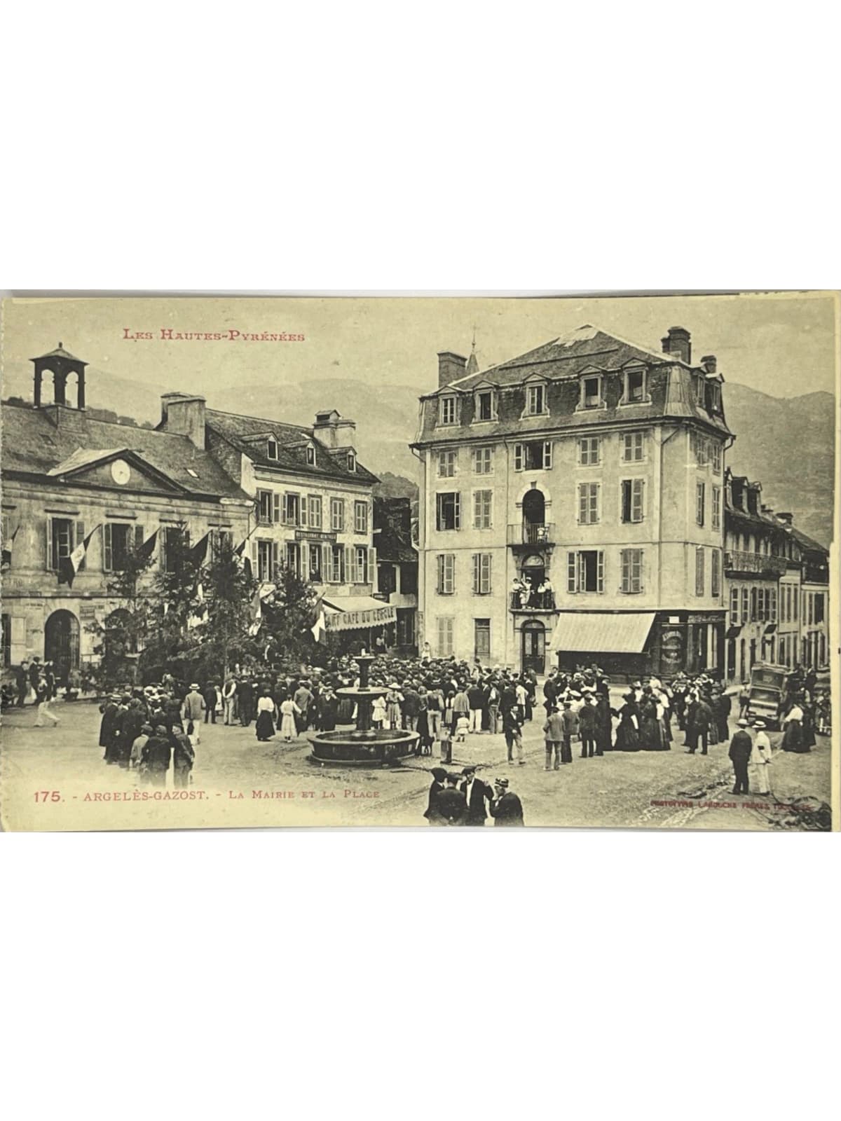 Recto de la carte postale