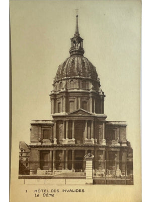 Paris – Hôtel des Invalides, le Dôme – CPA n° 1