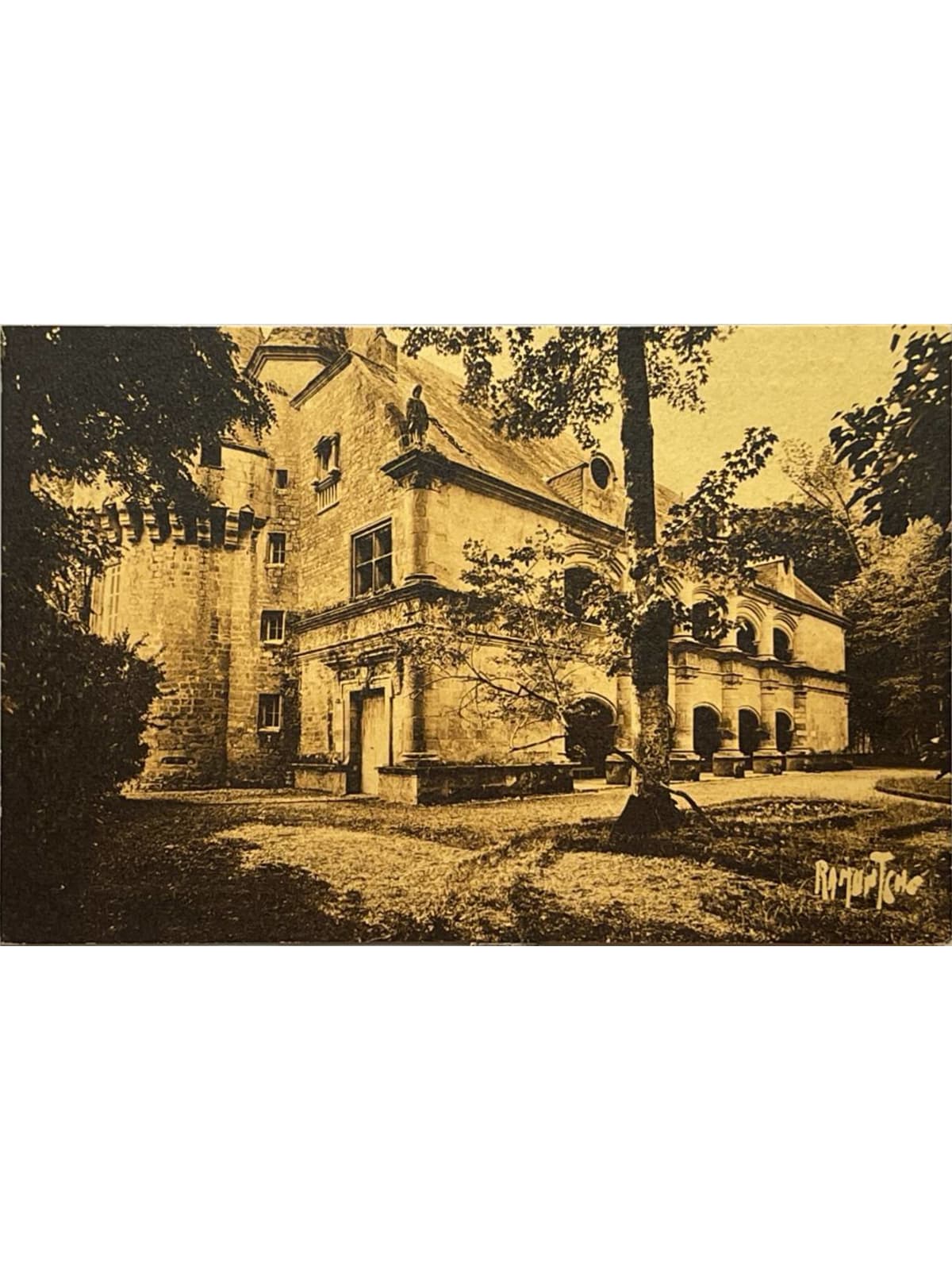 Recto de la carte postale