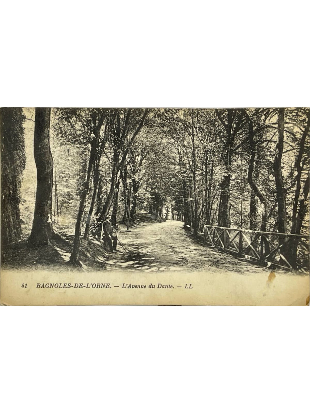 Recto de la carte postale