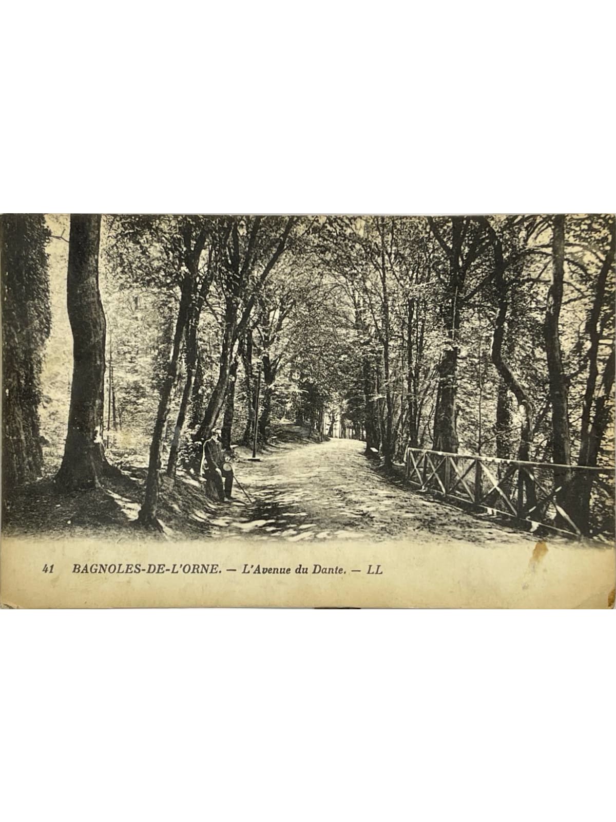 Recto de la carte postale