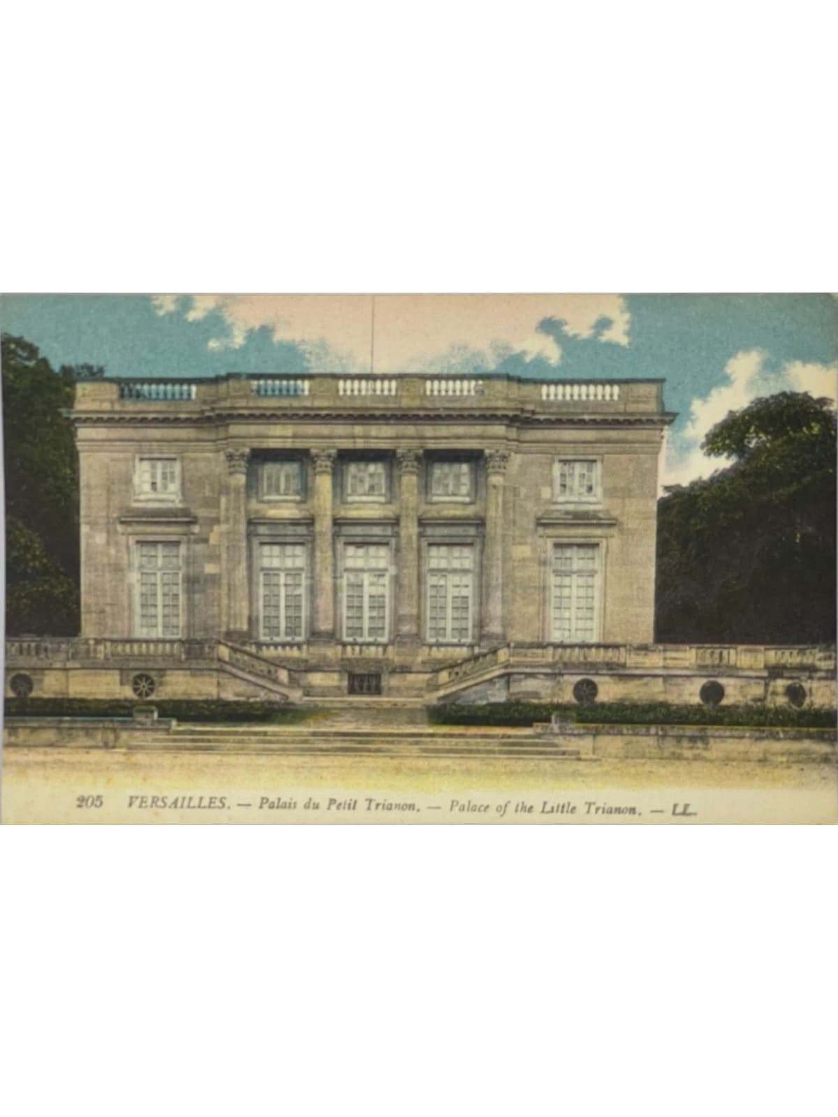 Recto de la carte postale