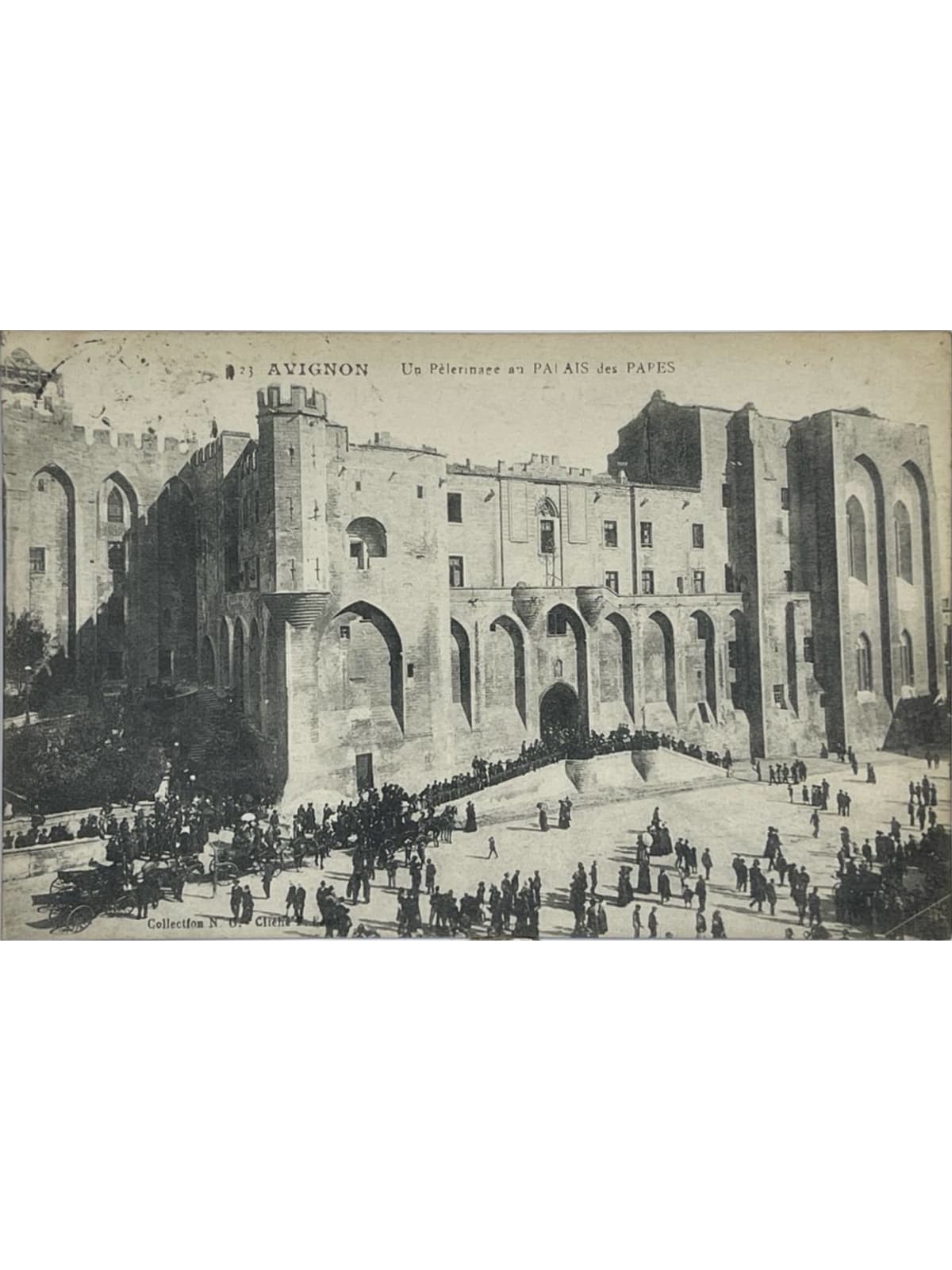 Recto de la carte postale