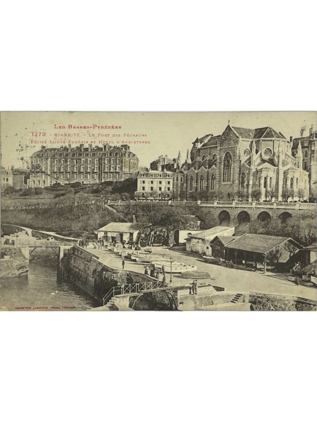 Recto de la carte postale