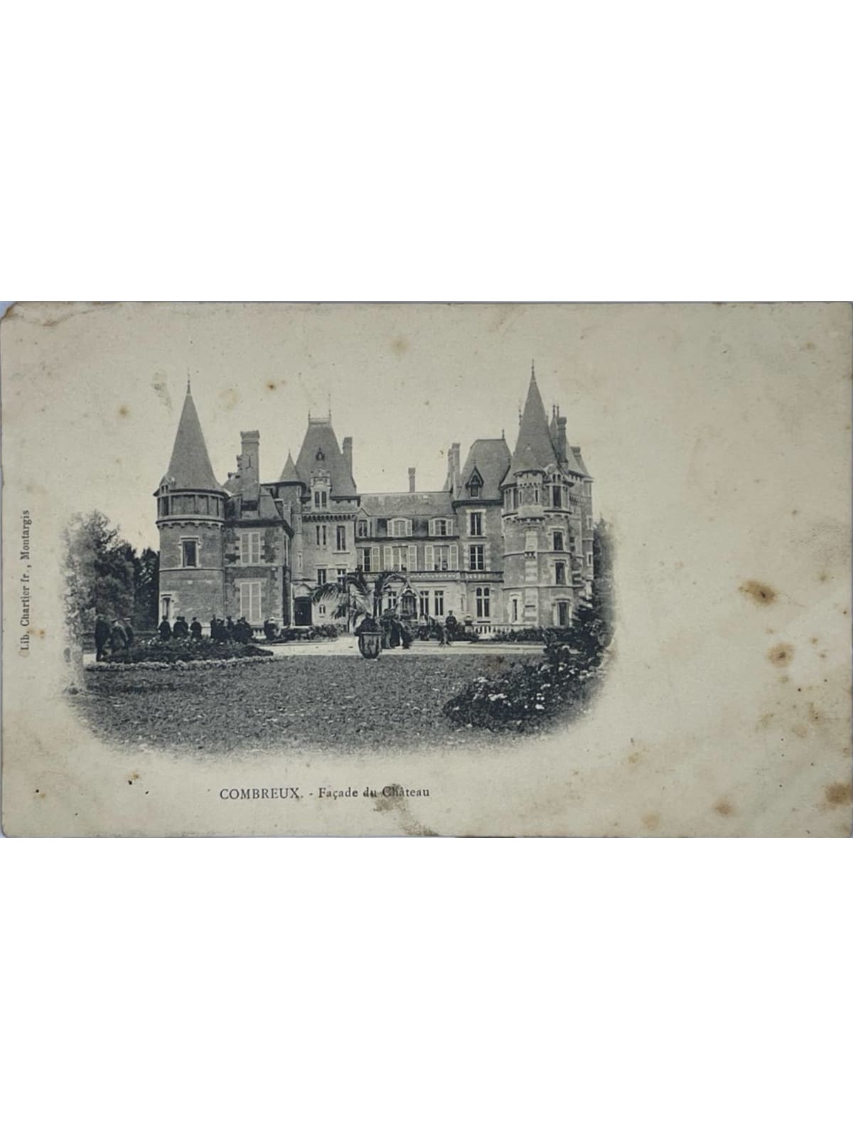 Recto de la carte postale