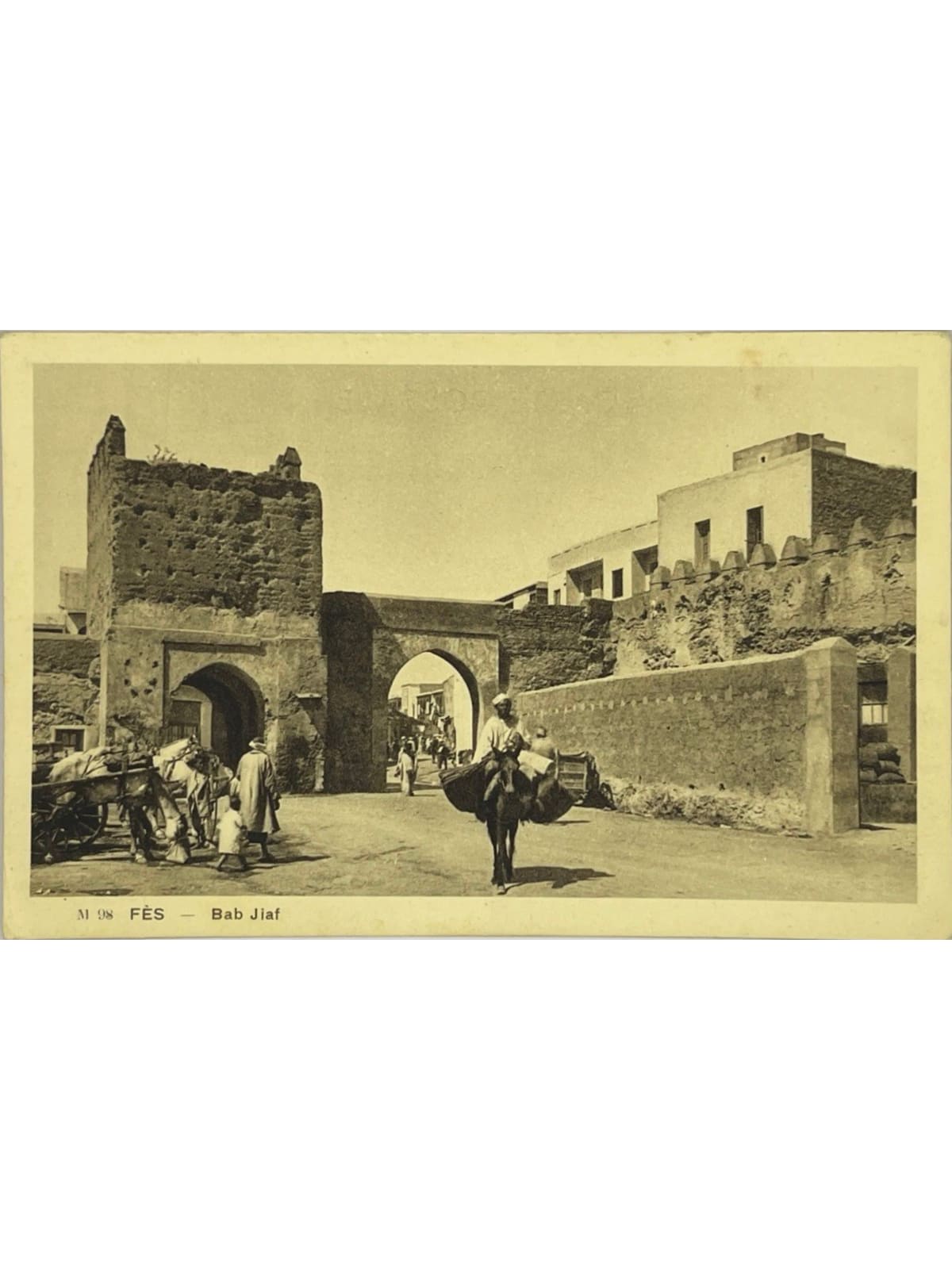 Recto de la carte postale