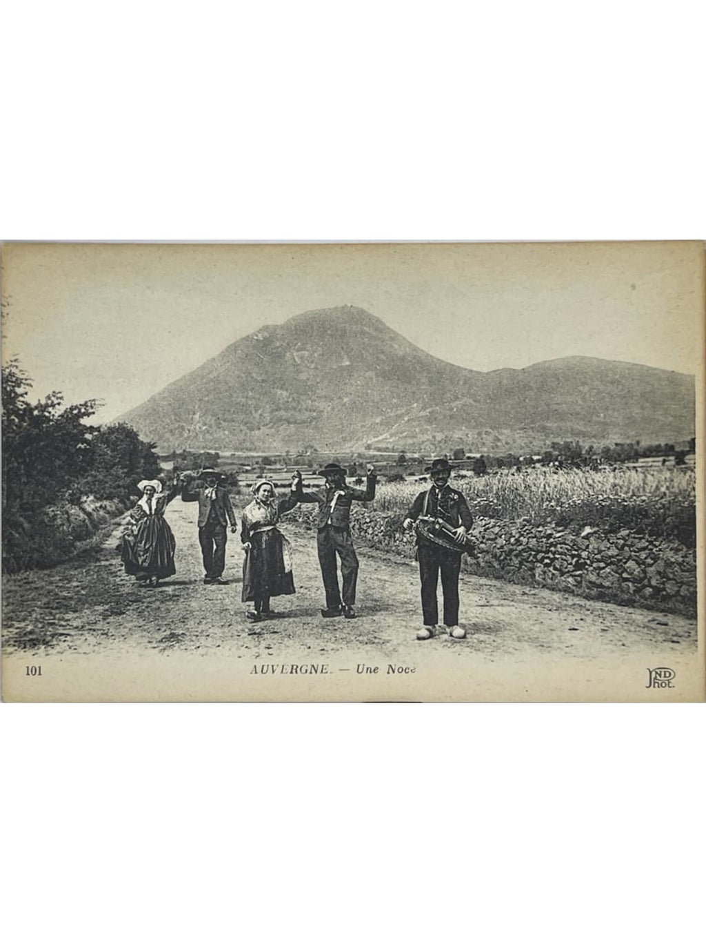 Recto de la carte postale