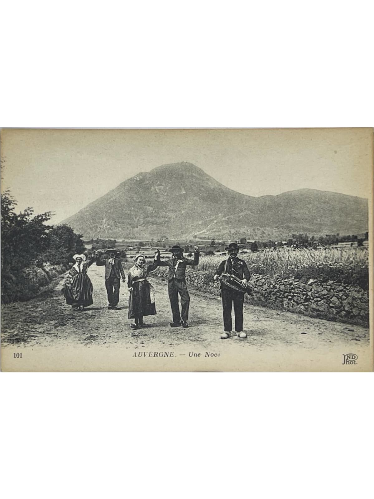 Recto de la carte postale
