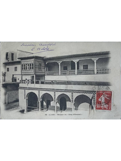 Recto de la carte postale