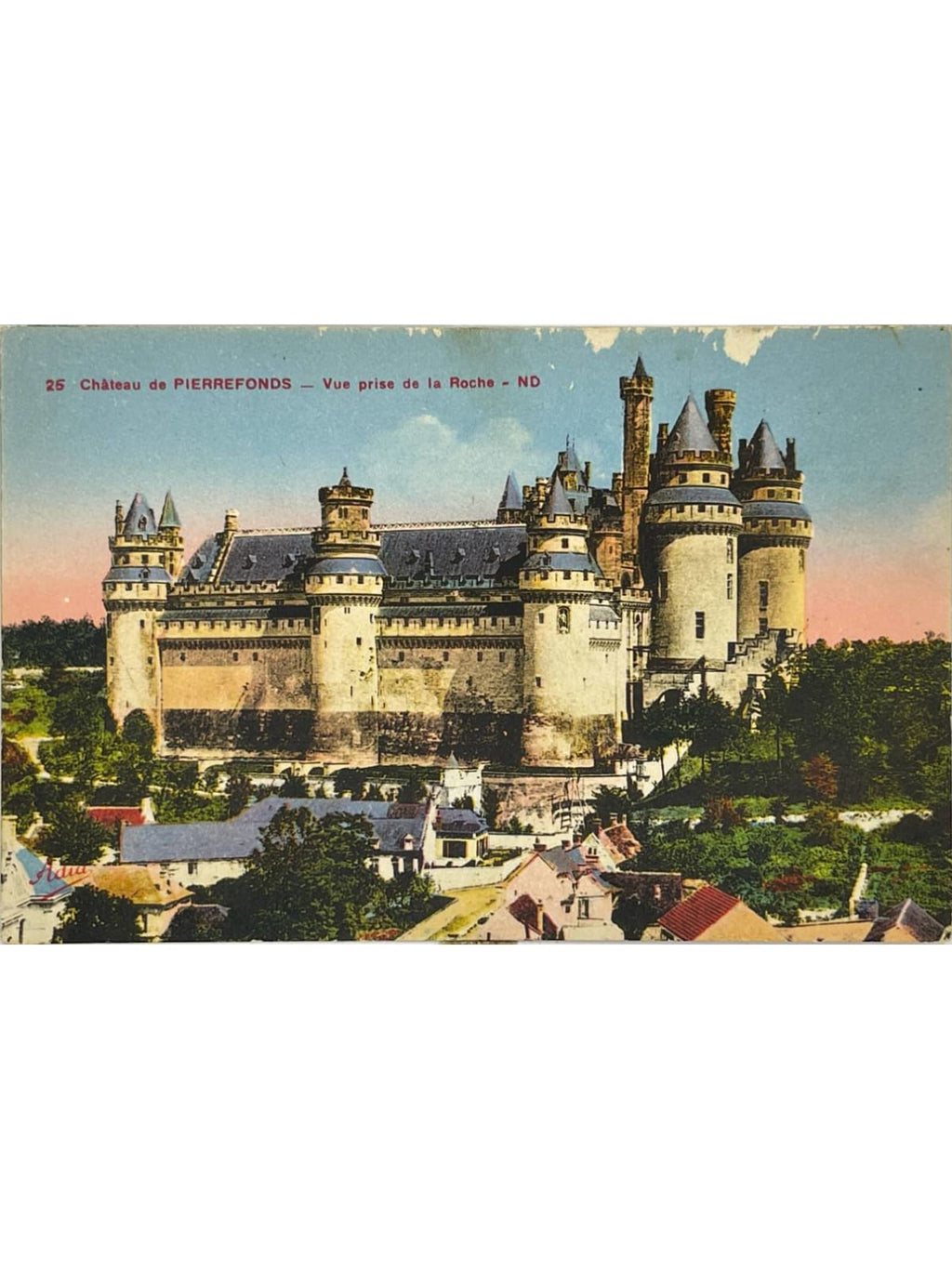 Recto de la carte postale